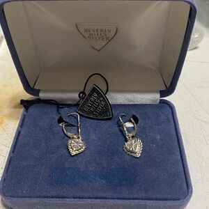 Heart Earrings - Silver
